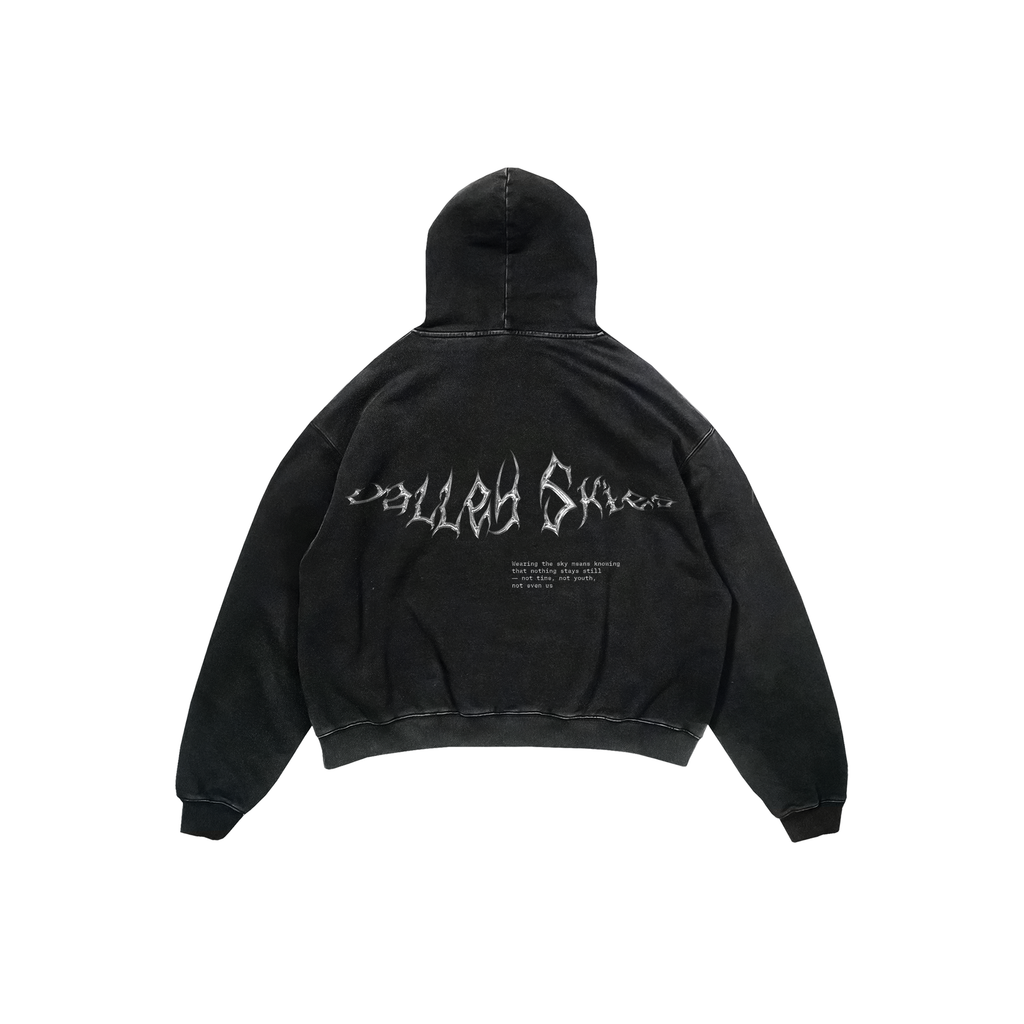 Basics Valley Skies Hoodie Black