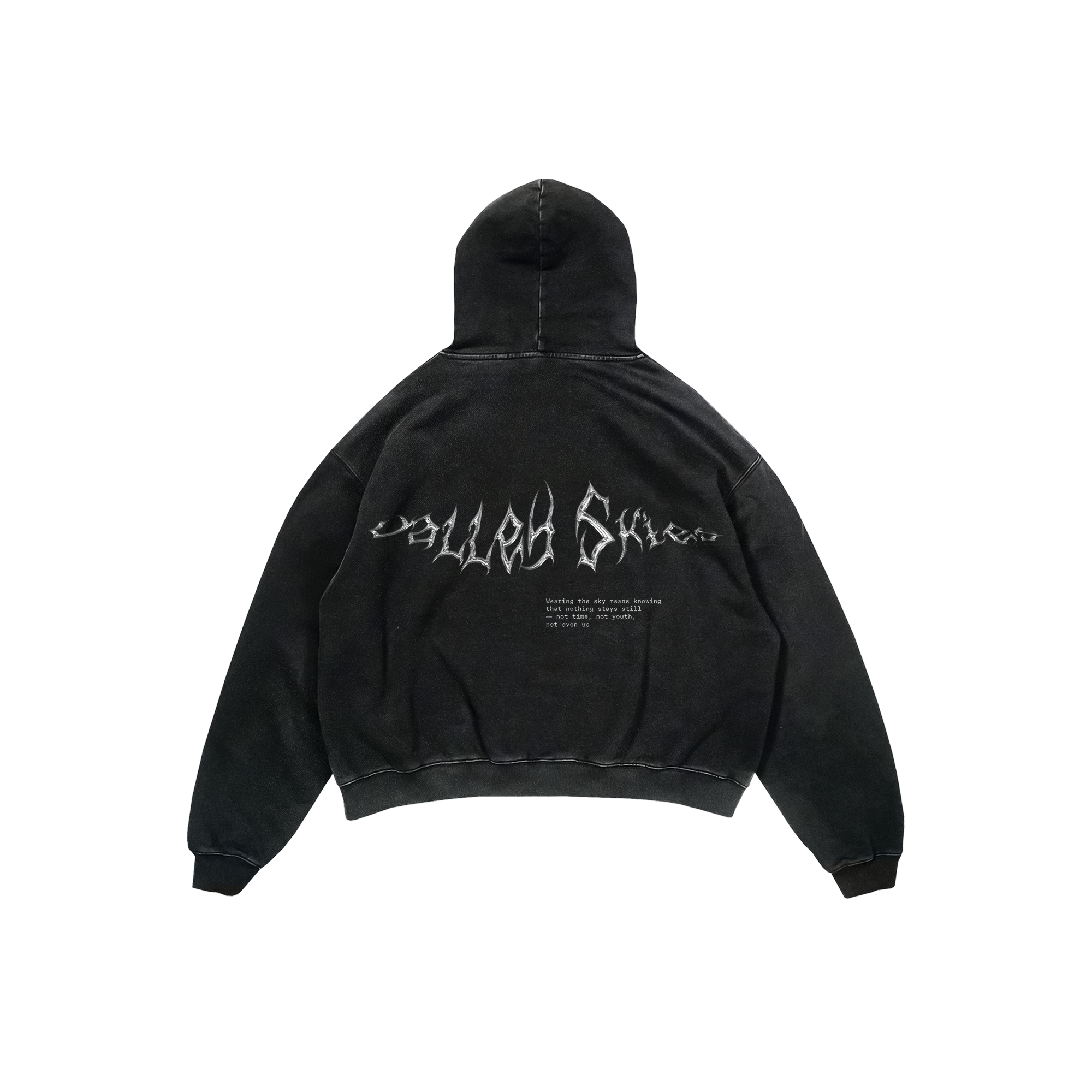 Basics Valley Skies Hoodie Black