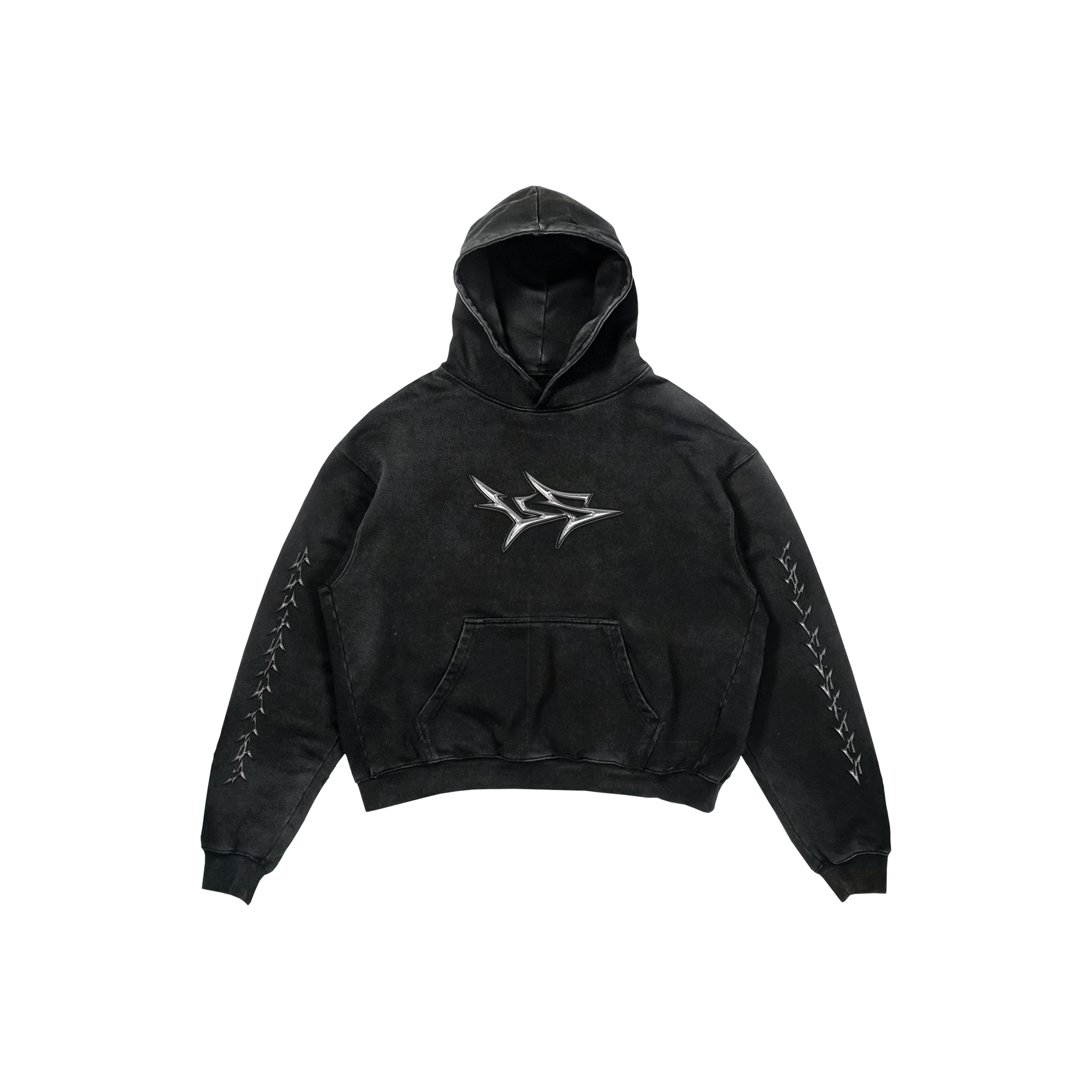 Basics Valley Skies Hoodie Black