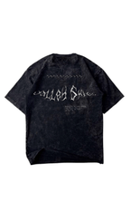 Logo Tshirt Acidwash Black